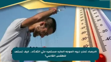 الأرصاد تحذر: ذروة الموجة الحارة مستمرة حتى الثلاثاء.. كيف تستعد للطقس القاسي؟